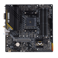ASUS AMD A520 TUF GAMING A520M-PLUS WIFI (Ryzen AM4) Micro ATX Motherboard with M.2 support,Wi-Fi, 1 Gb Ethernet, HDMI/DP/D-Sub, SATA 6 Gbps