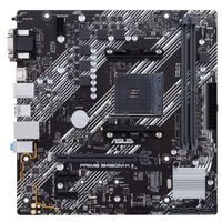 ASUS AMD B450 PRIME B450M-K II (Ryzen AM4) Micro ATX motherboard with M.2 support, HDMI/DVI-D/D-Sub, SATA 6 Gbps, 1 Gb Ethernet, USB 3.2 Gen 1 Type-A,