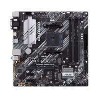 ASUS AMD B550 PRIME B550M-A (Ryzen AM4) mATX MB, Dual M.2, PCIe 4.0, 1Gb Ethernet, HDMI/D-Sub/DVI, SATA 6Gbps, USB 3.2 Gen 2 A, Aura Sync RGB