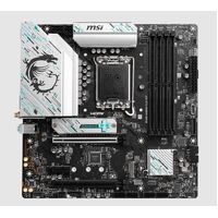 MSI B760M GAMING PLUS WIFI  ATX Motherboard 4x DDR5~192GB 5x PCI-E x 16 2x M.2 4x SATA 2x USB 3.2  4x USB 2.0  1 USBx C