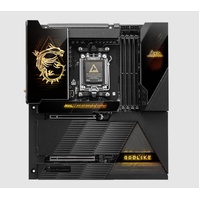 MSI MEG X870E GODLIKE, AMD X870E Socket AM5 Motherboard 4x DDR5~256GB, 2x PCIe x16, 7x M.2, 4x USB 2.0, 9x USB-C