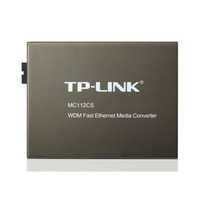 TP-Link MC112CS Media Converter SC WDM Monomodo Simplex 10 100Mbps RJ45 to 100M single-mode SC fiber Tx:1310nm Rx:1550nm up to 20km 