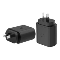 Cygnett PowerPlus 32W USB-C PD Dual Port Wall Charger - Black (CY3615POFLW), Portable design, Charge 2 Devices Simultaneously, Perfect for Travel