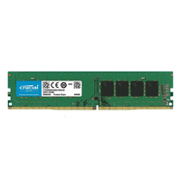 Crucial 8GB (1x8GB) DDR4 UDIMM 2400MHz CL17 Dual Ranked Desktop PC Memory RAM