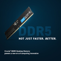 Crucial 16GB (1x16GB) DDR5 UDIMM 4800MHz CL40 Desktop PC Memory