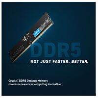 Crucial 8GB (1x8GB) DDR5 UDIMM 4800MHz CL40 Desktop PC Memory