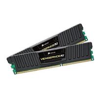 Corsair Vengeance Low Profile 16GB (2x8GB) DDR3 UDIMM 1600MHz C9 1.5V XMP 1.3 Desktop Gaming Memory Black