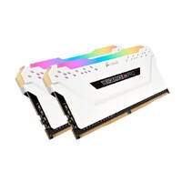 Corsair Vengeance RGB PRO 16GB (2x8GB) DDR4 3200MHz C16 Desktop Gaming Memory White