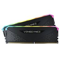 Corsair Vengeance RGB RS 32GB (2x16GB) DDR4 3200MHz C16 16-20-20-38 Black Heatspreader Desktop Gaming Memory