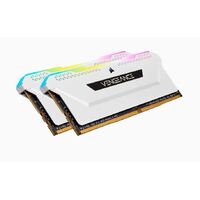 Corsair Vengeance RGB PRO SL 32GB (2x16GB) DDR4 3200Mhz C16 White Heatspreader Desktop Gaming Memory