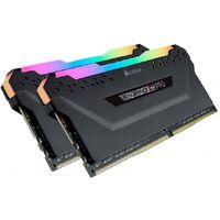 Corsair Vengeance RGB PRO SL 16GB (2x8GB) DDR4 3200Mhz C16 Black Heatspreader for AMD Desktop Gaming Memory