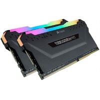 Corsair Vengeance RGB PRO SL 16GB (2x8GB) DDR4 3200Mhz C16 Black Heatspreader Desktop Gaming Memory