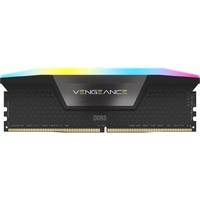 CORSAIR VENGEANCE RGB 32GB (2x16GB) DDR5 DRAM 6000MT s CL38 Memory Kit  Black