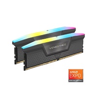 Corsair VENGEANCE RGB 64GB (2 x 32GB) 288-Pin PC RAM DDR5 6000 (PC5 48000) Desktop Memory