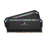 Corsair Dominator Platinum RGB 32GB (2x16GB) DDR5 UDIMM 5600Mhz C36 1.25V Black Desktop PC Gaming Memory