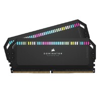 Corsair Dominator Platinum RGB 64GB (4x16GB) DDR5 UDIMM 6600Mhz C32 1.1V Black Desktop PC Gaming Memory