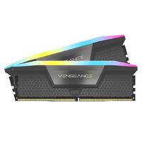 Corsair Vengeance RGB 32GB (2x16GB) DDR5 UDIMM 6000MHz C30 1.4V Desktop Gaming Memory Black Optimized for AMD Expo Ryzen 7000 Series