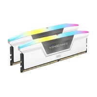 Corsair Vengeance RGB 32GB (2x16GB) DDR5 UDIMM 6000MHz C36 1.4V Desktop Gaming Memory White