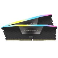 Corsair Vengeance RGB 32GB (2x16GB) DDR5 UDIMM 6200MHz C36 1.3V Desktop Gaming Memory Black