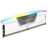 Corsair Vengeance RGB 64GB (2x32GB) DDR5 UDIMM 5200MHz C40 1.25V Desktop Gaming White