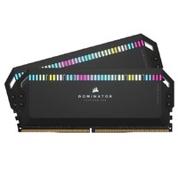 Corsair Vengeance RGB 64GB (2x32GB) DDR5 UDIMM 5600MHz C36 1.25V Desktop Gaming Memory Black Optimized