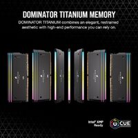 Corsair DOMINATOR TITANIUM RGB 32GB (2x16GB) DDR5 DRAM 7000MT s CL34 Intel XMP Memory Kit  Black