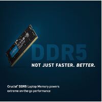 Crucial 16GB (1x16GB) DDR5 SODIMM 4800MHz C40 1.1V Notebook Laptop Memory