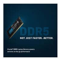 Crucial 8GB (1x8GB) DDR5 SODIMM 5200MHz C42 1.1V Notebook Laptop Memory