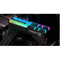 G.SKILL F4-3200C16D-64GTZR 64GB (2 x 32GB)  DDR4 3200 MT s  Timings 16-18-18-38  Voltage 1.35 V  XMP 2.0  TZ RGB