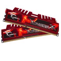 G.SKILL F3-10666CL9D-RAM: 8GB (4GBx2)-RipjawsX-DDR3-1333 CL9-9-9 1.50V   Tested Speed 1333MT s