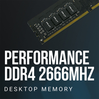 PNY 32GB (1x32GB) DDR4 UDIMM 2666Mhz CL19 Desktop PC Memory ~MD32GSD42666BL
