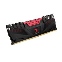 PNY XLR8 8GB (1x8GB) UDIMM 3200Mhz CL16 1.35V Black Heat Spreader Gaming Desktop PC Memory Single Channel