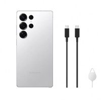 Samsung Galaxy S25 Ultra 5G 512GB - Titanium White Silver AU STOCK , 6.9 ft, Quad HD 120HZ,12GB 512GB, 200MP 50MP , Single  eSim, AI , 5000mAh , 2 Y