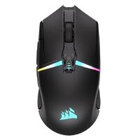 CORSAIR Night Sabre WIRELESS Slipstream 26K DPI, QuickStrike Button. up to 100hrs Battery and Fast Recharge. Black RGB Gaming Mice