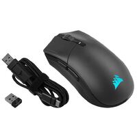 Corsair SABRE RGB PRO Wireless CHAMPION SERIES Gaming Mice 78g Ultra Lightweight CORSAIR MARKSMAN 26K DPI USB Charge.