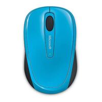 Microsoft Wireless Mobile Mouse 3500 Mac/Win - Cyan Blue