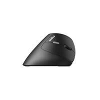 RAPOO EV250 Ergonomic Vertical Wireless Mouse 6 Buttons 800 1200 1600 DPI Optical Silent Click Mice - Black (Renamed from MV20)