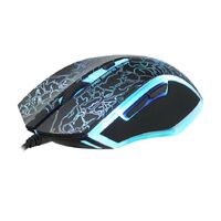 RAPOO V20S LED Optical Gaming Mouse Black - Up to 3000dpi 16m Colour 5 Programmable Buttons
