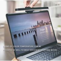 Sansai GL-T133 Laptop Monitor Light Bar 3 kind of color temperature RA80 high color rendering Magnetic rotation structure USB powered 2 touching key