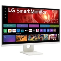 LG 27 ft 4K UHD IPS Smart Monitor: 38402160  (4K UHD), 5¯ms response time, 60Hz refresh, ~400nit brightness, USBC   HDR400, height tilt pivot stand