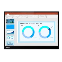 Lenovo ThinkVision M14D 14 ft 2.2K WLED IPS USB-C Portable Monitor 2240x1140 6ms 1500:1 100pct sRGB Anti-glare 2xUSB-C DP Tilt Height Adjust VESA 0.6k