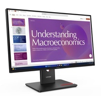 LENOVO ThinkVision T24D-40 23.8 ft 24 ft 120Hz FHD IPS Monitor USB-C Dock 100W DP Height Adjust Tilt Swivel Pivot HDMI DP LAN 4xUSB VESA ~62CDGAR6AU