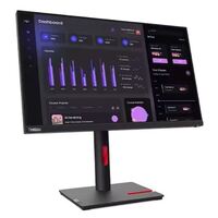 LENOVO ThinkVision T24I-30 23.8 inch 24 inch 60Hz FHD Monitor 1920x1080 16:9 4ms Height Adjust Tilt Swivel Pivot 4xUSB3.2 Hub HDMI DP VGA 3yr ~62B0MAR