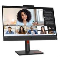 Lenovo ThinkVision T24mv-30 23.8 inch FHD USB-C Docking Monitor IPS 1920x1080 16:9 Height Adj Tilt Swivel Pivot DP HDMI USB-C LAN 4xUSB3.2 Hub Cam Mic