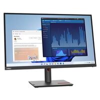 Lenovo ThinkVision T27P-30 27 inch UHD Monitor 4K 3840x2160 16:9 Height Adjustable Tilt Swivel Pivot DP HDMI USB-C 3xUSB3.2 Hub 3yr