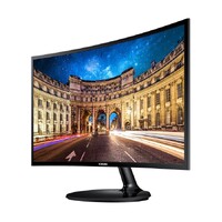Samsung F390 23.8'/24' 60Hz FreeSync FHD Curved Monitor 1920x1080 16:9 5ms D-Sub HDMI Tilt Adjust VESA Game Mode Flicker Free
