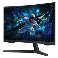 Samsung Odyssey G55C 27 ft QHD Curved Gaming Monitor 2560 x 144 165Hz16:9 1000R 1ms VA AMD FreeSync HDR10 DisplayPort HDMI Tilt VESA Headphone 3YR WTY