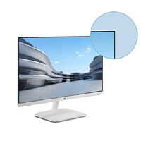 ViewSonic 24 inch Office Ultra Thin SuperClear IPS 4ms 100hz FHD HDMI VGA 3.5 Audio Multi-View Eye Care VESA 75m Slim 2432-H-W White Monitor