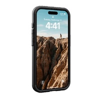 UAG Civilian Magsafe Apple iPhone 15 Pro (6.1 inch) Case - Black (114275114040) 20 ft. Drop Protection (6M) Armored Shell Raised Screen Surround