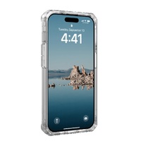 UAG Plyo MagSafe Apple iPhone 15 Pro (6.1 inch) Case - Ice White (114286114341) 16 ft. Drop Protection (4.8M) Armored Shell Air -Soft Corners